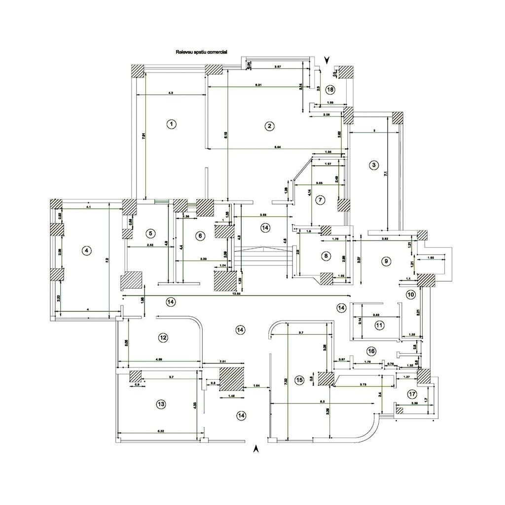 Spatiu comercial sau birouri 400 MP Central in proximitatea Finante iasi