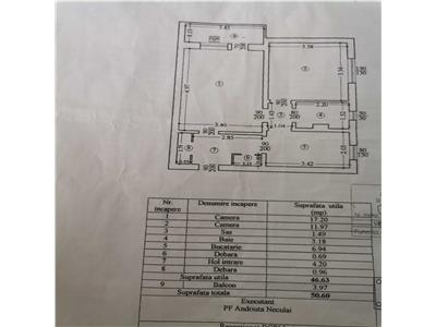 Podu Ros-Tudor Vladimirescu, apartament 2 camere decomandat circular