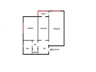 Cug, apartament 2 camere decomandat
